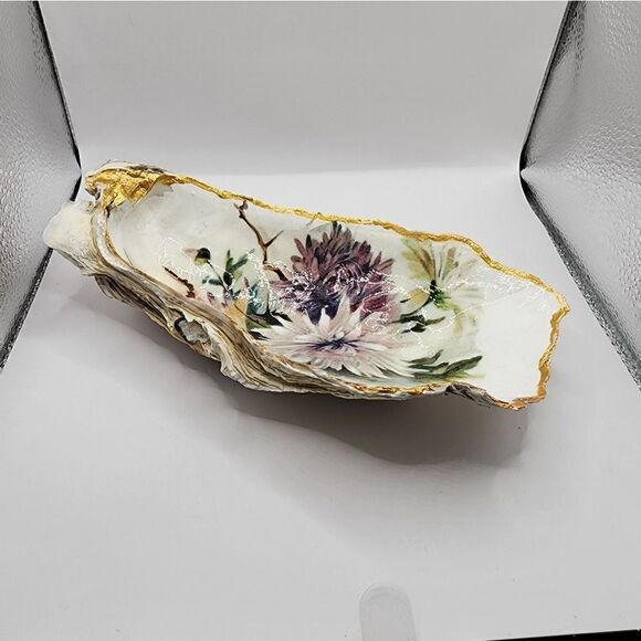 DECOUPAGE HUGE OYSTER SHELL - Picture 3 of 3